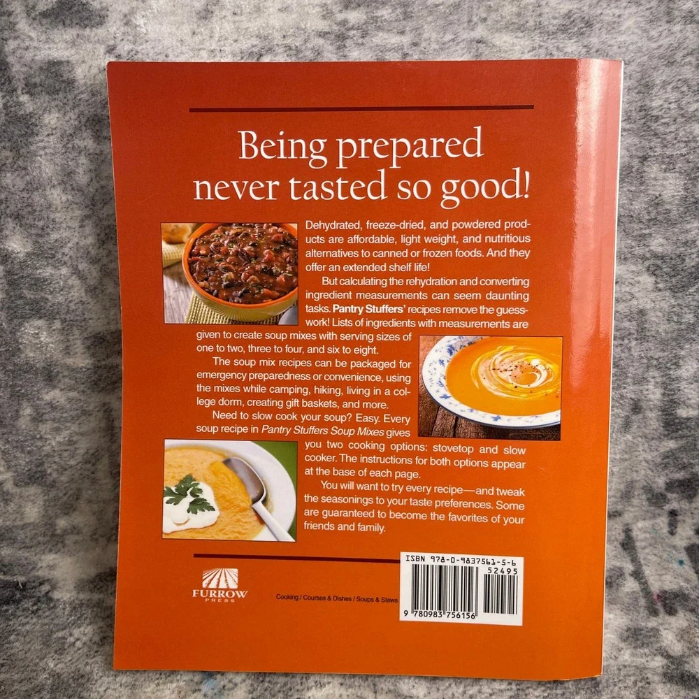 Soup Mixes Dehydrated Product Wanda Bailey Clark Pantry Stuffer Prepper Cookbook